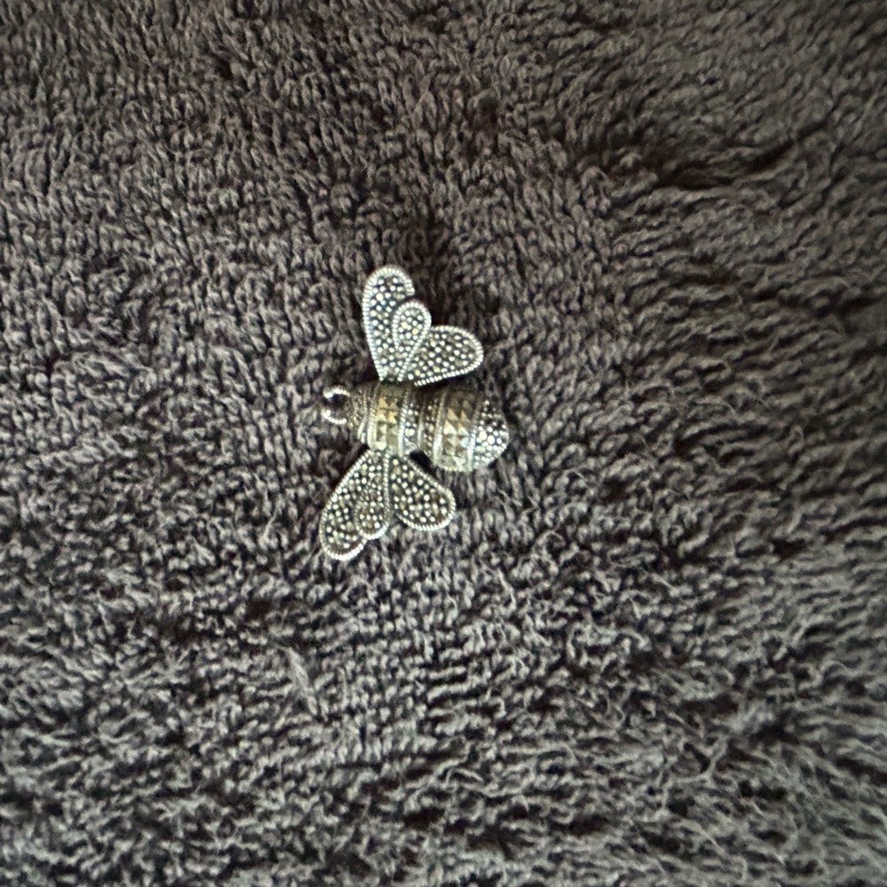 Judith Jack Sterling Silver, Marcasite Pin